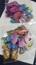 Wall-Stickers Magnet Flower Adhesive-To-Wall Baby Rooms Home-Decoration Kitchen Butterfly