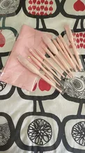 Makeup-Brushes-Set Eyeshadow Foundation Blush Eyebrow Candy-Color New-Powder 10pcs 