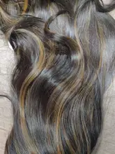 ALAN EATON-Peluca de cabello sintético para mujer afroamericana, cabellera artificial largo ondulado con flequillo, color negro, marrón y dorado, resistente al calor