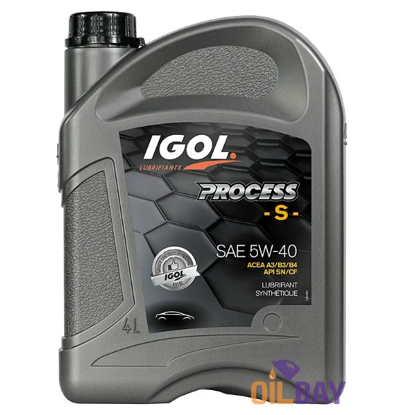 4 литра Igol Process S 5W-40 1л/4л/5л - Цвет: 4 литра