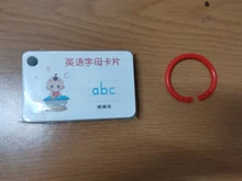 Tarjeta Flash en inglés de 26 letras, tablero de letras del alfabeto escrito a mano con hebilla Montessori, juguetes educativos para niños que aprenden inglés