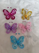 Pinzas para el pelo de mariposa para niñas, diadema Adorable, horquillas para el pelo, pasador para el pelo, 5 uds.