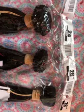 Zafiro brasileño recto mechones de cabello humano postizo Color Natural Remy extensión del cabello humano brasileño extensiones de cabello humano