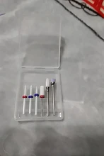 Juego de fresas para manicura, accesorios para máquina de manicura, 6 uds.