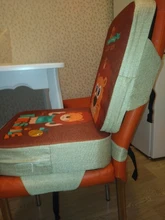 JXM-cojín elevador para silla de comedor de bebé, cojín para asiento de silla con dibujos animados para niños, elevación de silla de paseo