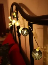 Cotton Balls Lights Lighting-Decoration Led-Fairy-Garland Leds Bedroom Holiday Christmas-Party