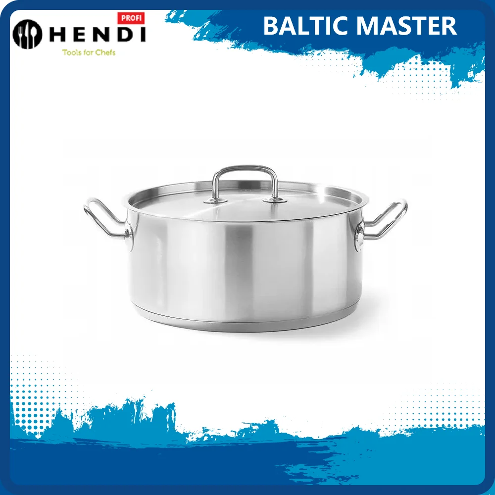 Кастрюля с крышкой HENDI Kitchen Line 7 4 литра 836033 | Дом и сад