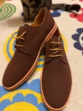 2020 Primavera de cuero de gamuza de los hombres Zapatos informales Oxford zapatillas de deporte clásicas de calzado cómodo vestido zapatos de gran tamaño zapatos planos