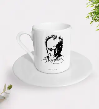 

Personalized Ataturk Themed Turkish coffee Fincanı-13