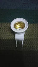 Converter-On/Off Bulb-Lamp Eu-Plug-Holder-Adapter Led-Light-Socket White To E27 for 1PC