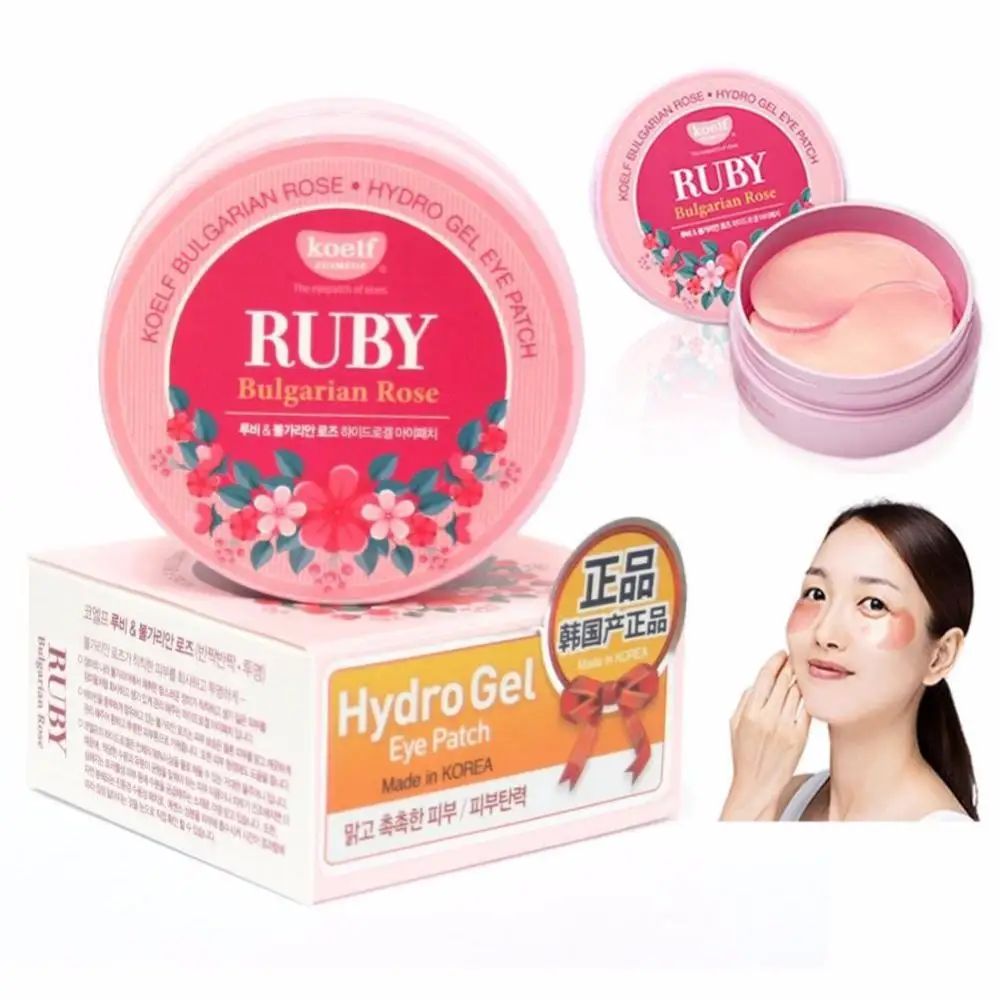 Korean Cosmetics Facial Hydrogel Patches Eye Mask Koelf Antiaging Anti