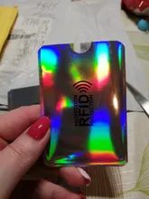 Anti Rfid de aluminio para hombre, billetera con bloqueo de lector, tarjetero para tarjetas bancarias, Banco de identificación, funda protectora de Metal para tarjetas de crédito, NFC, 6x9cm