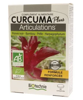 

Turmeric Plus Joints 60 comp. Biotechnie