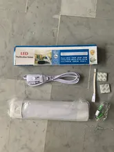 Juego completo de luces Led de cocina para debajo del armario, 220V, 110V, 10w, 20W, 30/50CM, para dormitorio y hogar