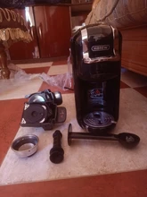 HiBREW-Cafetera expreso 4 en 1 para uso en el hogar, máquina de café 4 en 1 de 19bar con cápsula múltiple Dolce Milk y Nexpresso, ESEpod, cápsula de café molido H2