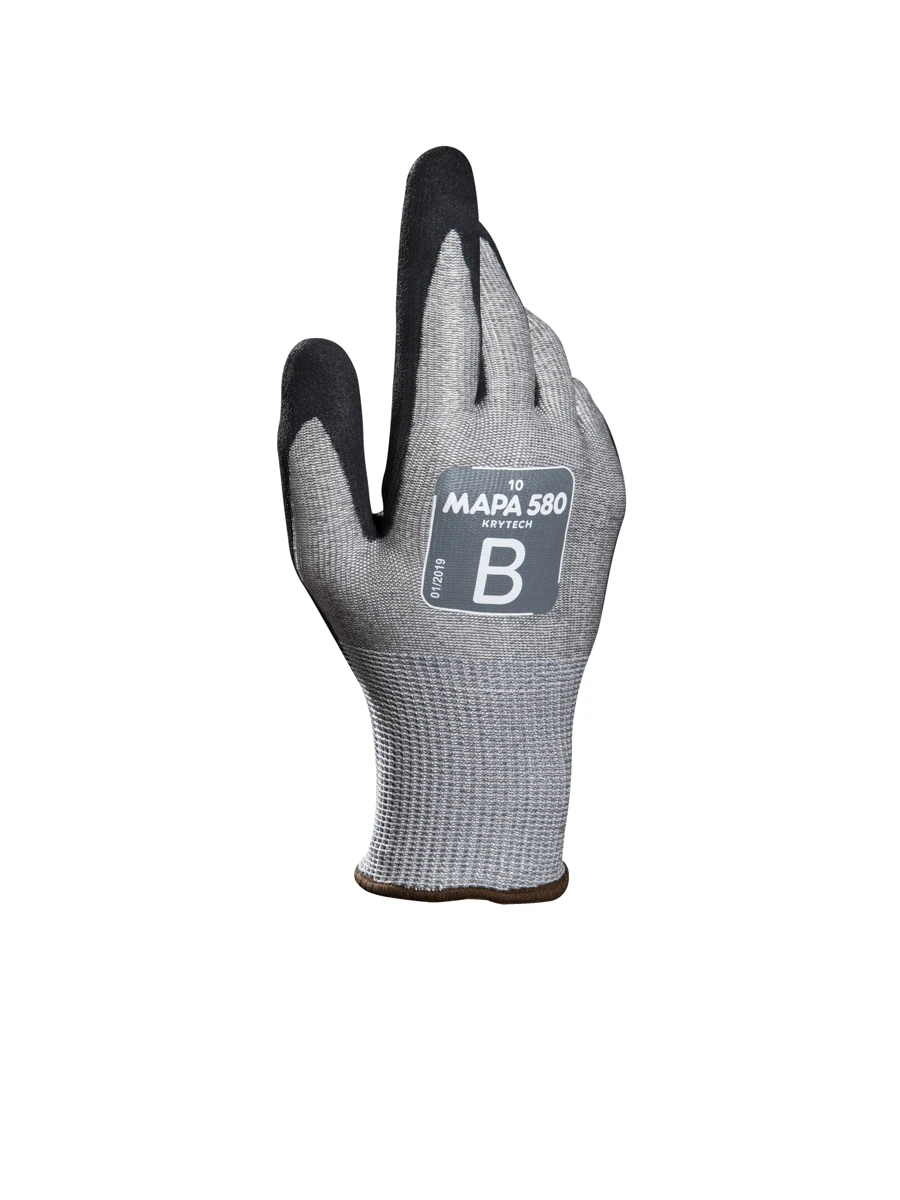 

MAPA KryTech 580 Gloves 2 Pairs Cut, Slip and Skin Protection for oily environments