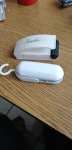 Bag Sealer Cutter Portable-Bag Handheld Mini Fresh 2-In-1 Gray