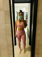 Mallas deportivas Push Up sin costuras de cintura alta para mujer, pantalones de Yoga para correr y Fitness, mallas elásticas de energía para niña