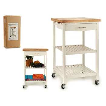 

Kitchen Trolley (40 x 87 x 58 cm) White