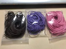 Cuerda de algodón encerado coreano, cuerda de rosca, correa para collar, cuentas para pulsera DIY, accesorios para fabricación de joyas, 10 m/lote