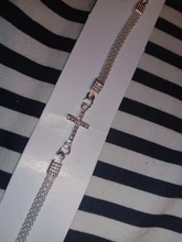 RINHOO de diamantes de imitación Cruz con oración pulseras para las mujeres de moda de la boda pulseras para banquetes y brazaletes de Día de San Valentín