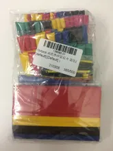 Tubo retráctil de poliolefina para protección de cables, conjunto de tubo termorretráctil, en diferentes colores/negro, surtido de encogimiento de calor de amplia aplicación en cableado