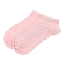 От Jawali женские розовые узорчатые душистые пинетки носки 065-491-021