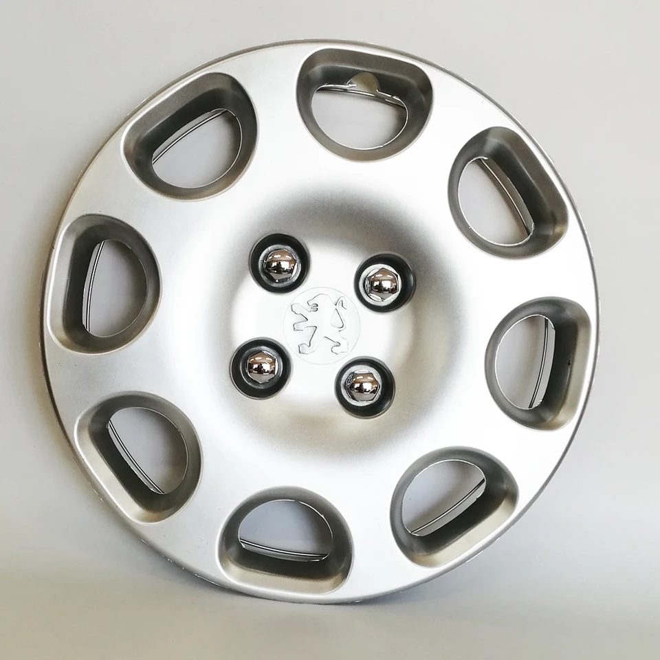 14 Inch Wheel Cap For Peugeot 307 206 207 Silver Hub caps Rim