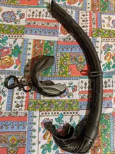 Tubo de Snorkel plegable de silicona con estuche de almacenamiento compacto, para mujeres y hombres, tubo de respiración húmeda enrolladas para esnórquel