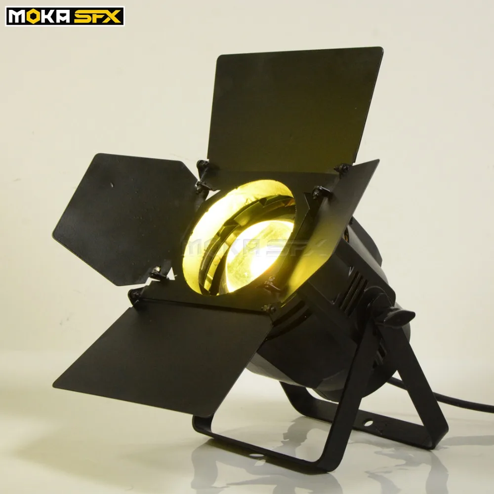 100 Вт Высокая яркость led cob par Светильник вечерние сценические led par can с затвором cob Blinder светильник белый/холодный/RGBW опционально