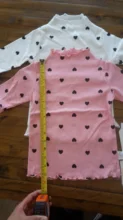 LILIGIRL 100% Cotton Girls T-Shirt Long-sleeve Baby Kids Turtleneck Bottoming Bottoming