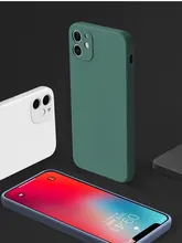 Silicone-Case 12-Protector case 6s-Plus iPhone 11 Luxury XS for Pro-Max Liquid Max-Xr
