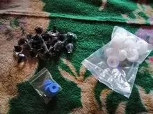 Ojos brillantes 3D transparentes, juguete de seguridad de plástico, 20 piezas, tejido brillante, arandela, Tallo largo, 9-12-14, 16-18- 20 -24-30-35mm