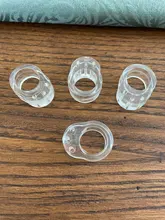 Door-Stopper Buffer Furniture-Protective Bumper-Walls Transparent Silica-Gel 4pcs