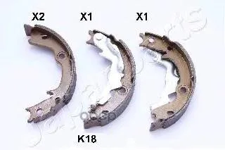 Колодки Ст.Торм.Hyundai Accent 05-/Kia Rio Ii 05- Japanparts Gfk18af Japanparts арт. GFK18AF