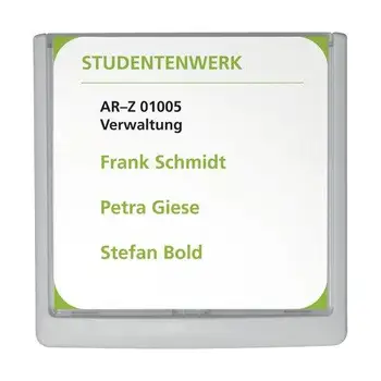 

PCs. 1 plate Click Sign bianca14.9x14.85 cm 4862-02DURABLE11.65