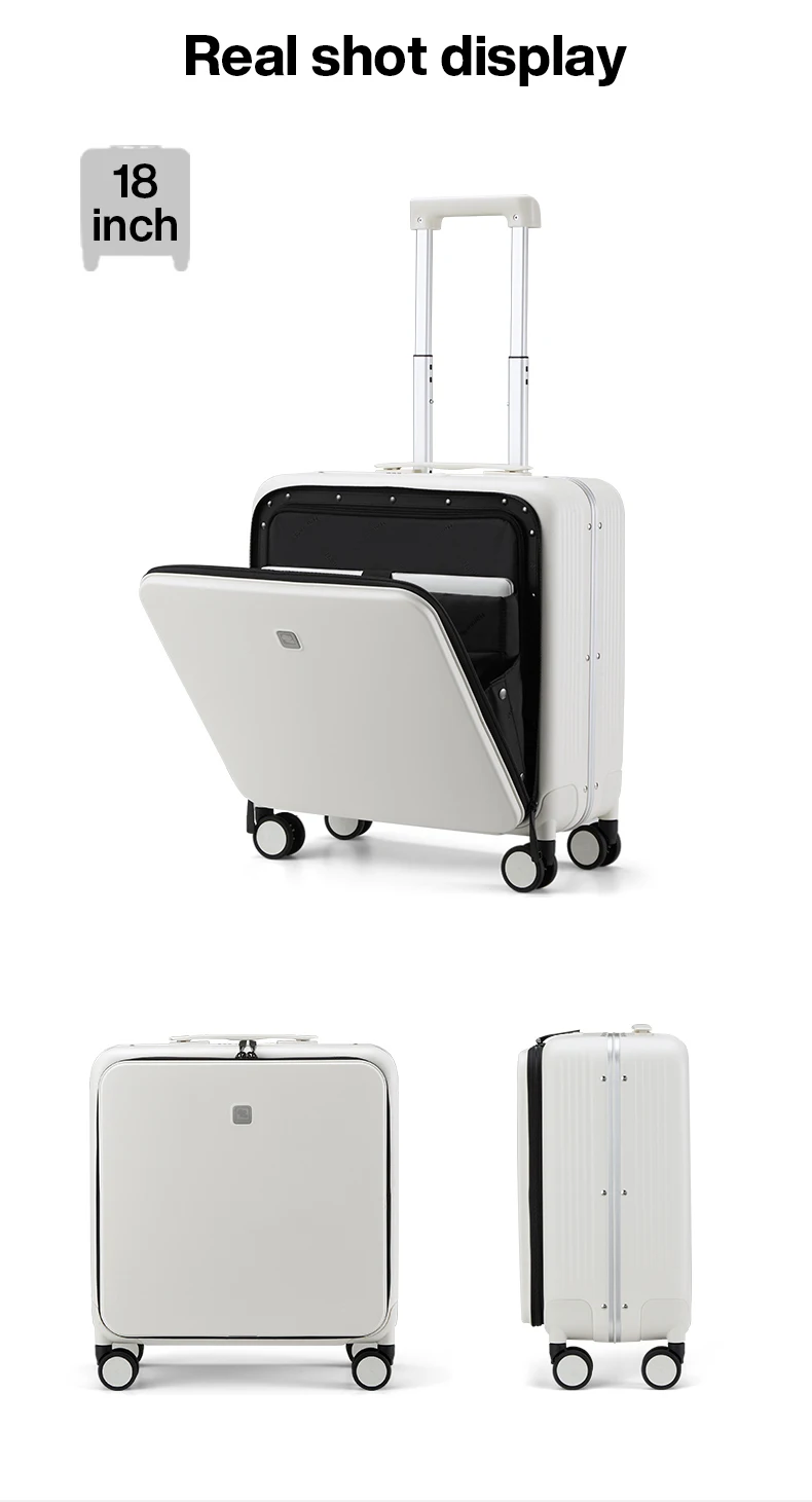 Tanie Hanke 2021 nowy projekt Carry On walizka 18 "Business Men bagaż podróżny sklep