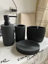 Juegos de accesorios para baño, dispensador de jabón, soporte para cepillo de dientes, vaso para jabón, boquilla, 5/4/3/2 Uds., juego gratis