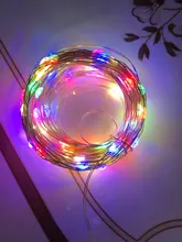 Light-String Decoration Garland Courtyard-Lamp Christmas-Lights Fairy LED Bedroom Garden