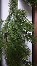Hanging-Ornament Wreath Christmas-Garland Pine-Tree Rattan Artificial Home Xmas Party