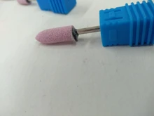 Fresas de corindón para uñas, accesorios de herramientas para manicura eléctrica con piedras de cerámica, 1 Uds.