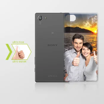 

Personalized Sony Xperia Z5 Thin Transparent Silicone Phone Cover