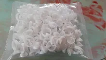 100 Uds desechables anillo tinta de tatuaje taza permanente pegamento para extensión de pestañas tatuaje de maquillaje accesorios soporte pigmentos