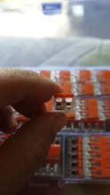 75 Uds para 221 de Wago Conectores eléctricos Alambre de abrazadera de bloque de Cable de Terminal reutilizables rápido en casa Terminal de Cable conector