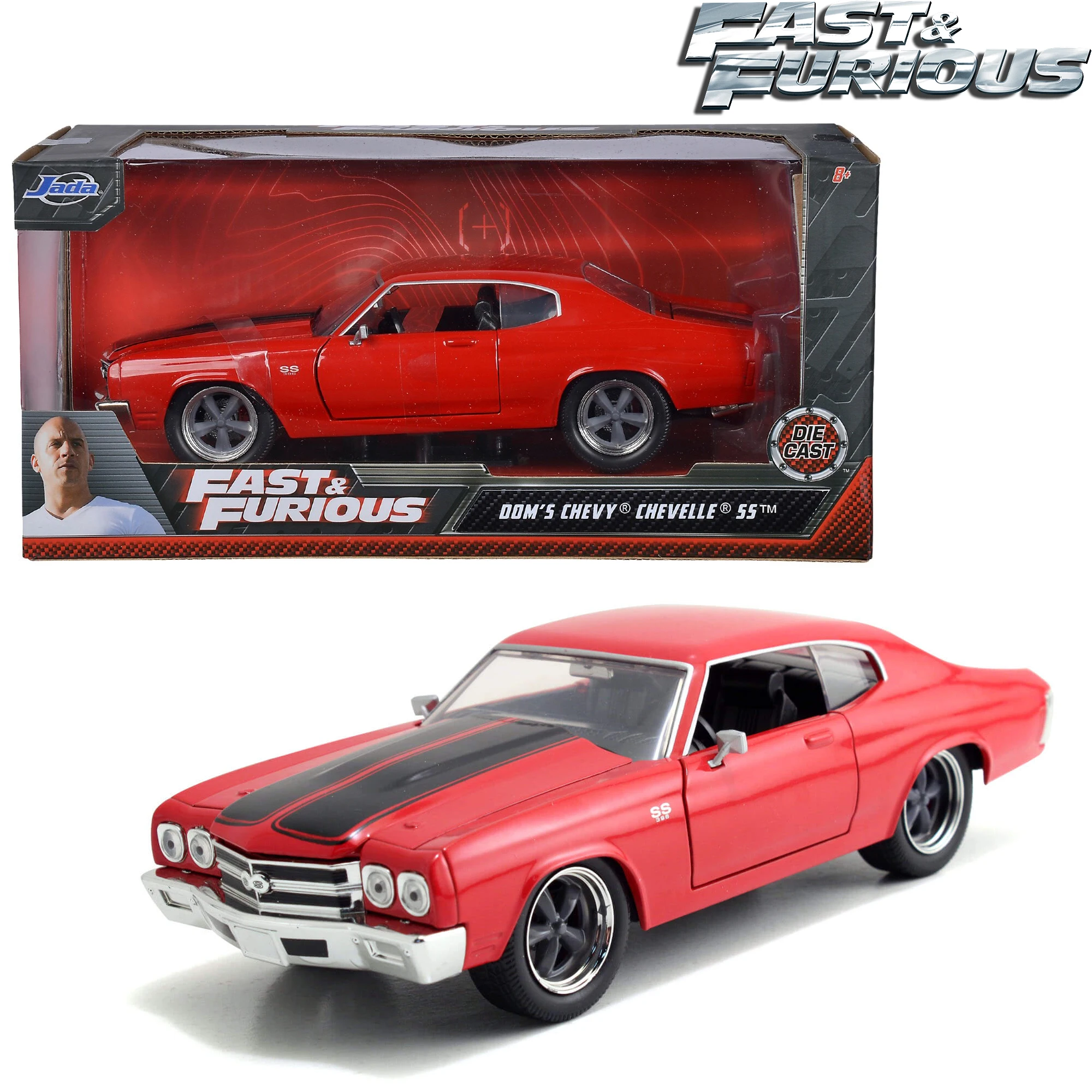 

Коллекционные фигурки и автомобили Jada 1:24 «Форсаж», модель 1970 года