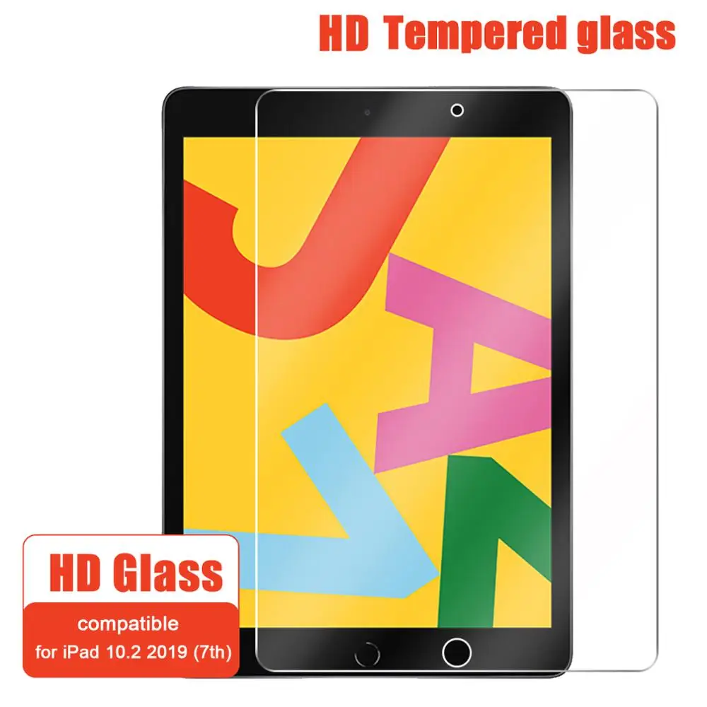 for iPad 10.2 2019 Стекло для iPad Pro 11 и 12,9 защита экрана 9H закаленное стекло для iPad 10,2 7th Air 3 10,5 Mini 5 7,9 пленка для планшета - Цвет: for iPad 10.2 2019