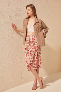 

Trendyol Flower Pattern Skirt TWOSS20ET0163