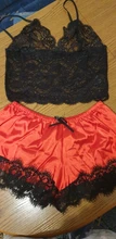 1 Conjunto de moda mujer de encaje ropa de dormir camisetas de lencería conjunto de pantalones cortos Pijama muñeca deportes ropa interior pijamas 8 colores