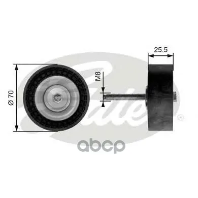 Roller Belt Drive Ford Mondeo 00-By-Pass Gates T36204 Gates. T36204