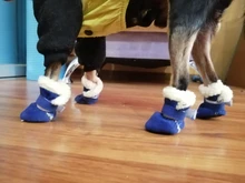 Botas impermeables para perros, zapatos para perros, antideslizantes, para cachorro, gato, lluvia, nieve, calzado para perros pequeños, Chihuahua, 4 Uds.